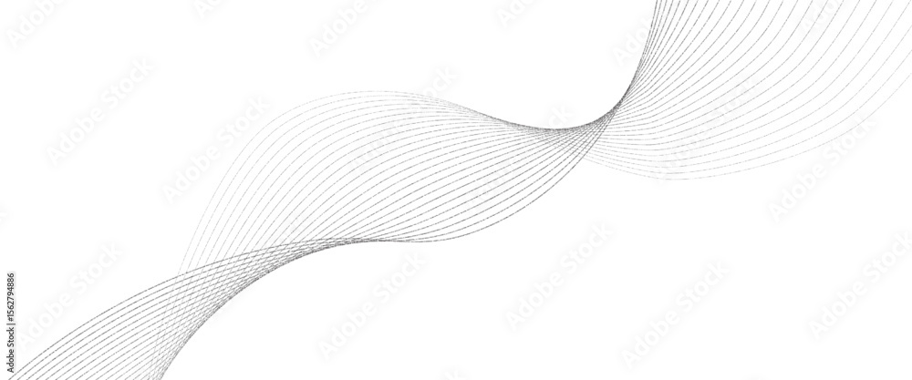 Sticker vector flowing particles future technology concept technology, data science, geometric background
