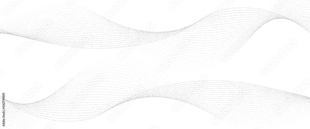 Sticker vector flowing particles future technology concept technology, data science, geometric background