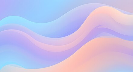 Obraz premium Abstract colorful background with blue and orange wavy lines, perfect for a modern art or water-themed design