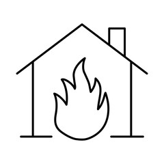 Smart Home Line Editable Stroke Icon. Secure, Technology, IoT, Voice Assistant, Controller UI Icon in a Flat Design. Outline Icons Vector Illustration.