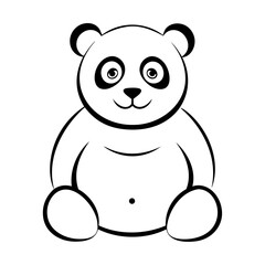 Dizzy Panda vector graphic and icon design