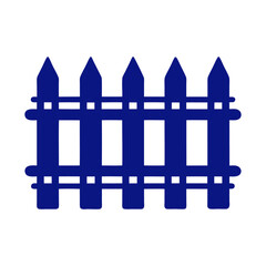 Fence vector graphic and icon design