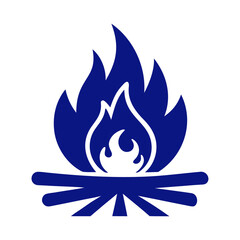 Firelight vector graphic and icon design