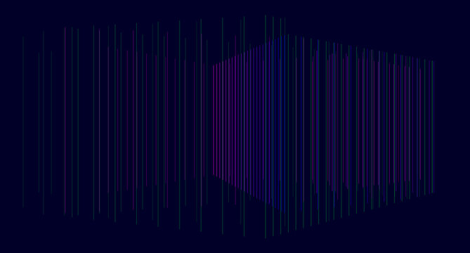 Architectural Linear Minimalistic illustration.