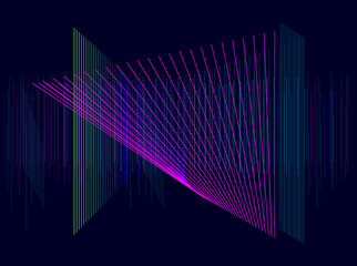 Minimalistic Digital Tech Lines