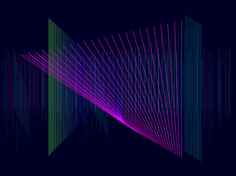 Minimalistic Digital Tech Lines