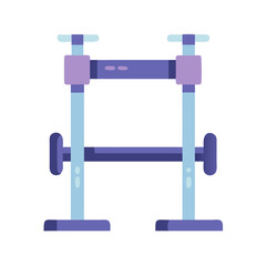  Dynamic Squat Rack Icon for Workouts. Design of Fitness and Gym Icons.