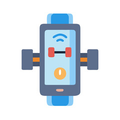  Efficient Smart Strength Training Tracker. Design of Fitness and Gym Icons.