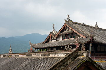 Historic architecture and traditional design in DuJiangYan, Sich