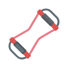  Adjustable Full-Body Resistance Band Trainer for Efficiency. Design of Fitness and Gym Icons.