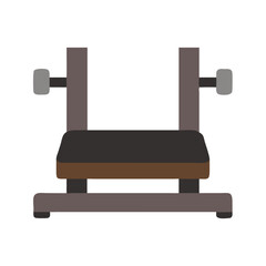  Heavy-Duty Powerlifting Equipment for Strength Training. Design of Fitness and Gym Icons.