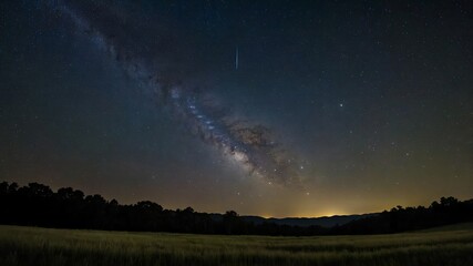 Milky Way Night Sky Galaxy Astrophotography.