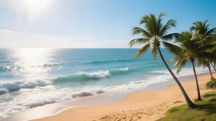 Fototapeta premium beach and sea
