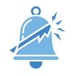 Bell with slash icon