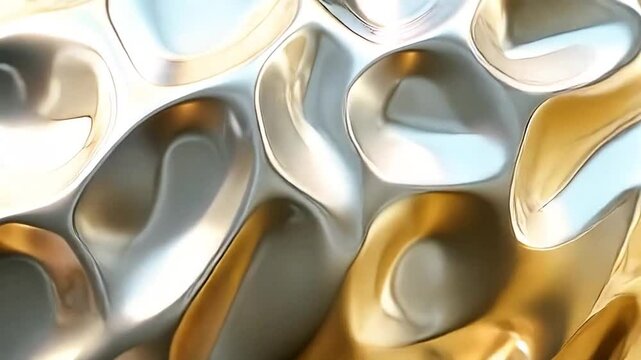 Abstract liquid metallic texture background