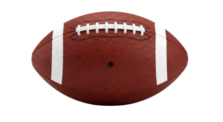 American Football: Gridiron Glory - A Close-Up View of the Game Ball