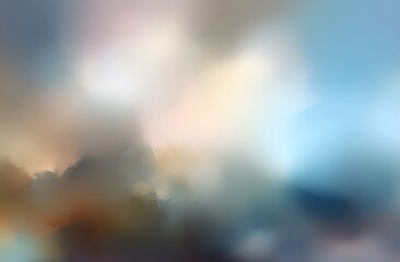 
Blurred background for design with light gray, beige, and blue colors. Abstract blurred background 