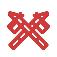 Fototapeta premium sharpened bamboo