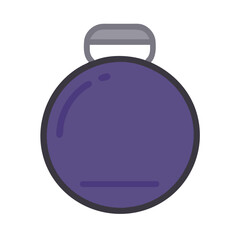  Olympic Lifting Chalk Ball Icon. Design of Fitness and Gym Icons.