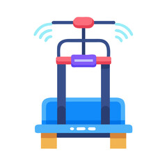  Smart Digital Weighted Jump Trainer Icon. Design of Fitness and Gym Icons.