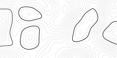 Geographic mountain relief diagram line wave carve pattern. Abstract topo contour map on white background, Topographic contour lines map seamless pattern, Topographic map. 