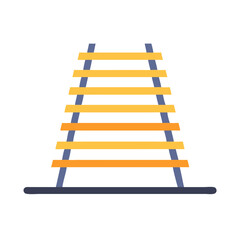  Dynamic Gym Training Agility Ladder Icon for Workouts. Design of Fitness and Gym Icons.