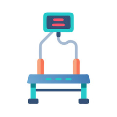  Dynamic Smart Weighted Jump Trainer Icon for Workouts. Design of Fitness and Gym Icons.