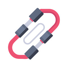  Effective Weighted Sprint Training Resistance Band for Speed Development. Design of Fitness and Gym Icons.