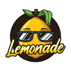 Cool Lemonade mascot illustration design