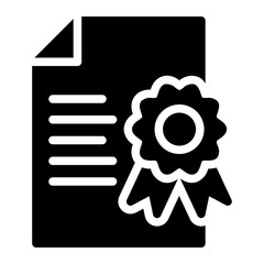 award certificate icon