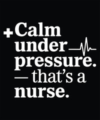Calm Under Pressure Graphic Design