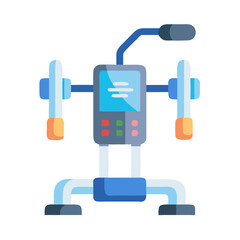  Fitness Smart Full Body Gym Trainer Icon. Design of Fitness and Gym Icons.