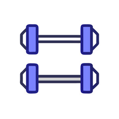  Adjustable Olympic Hex Bar Icon. Design of Fitness and Gym Icons.