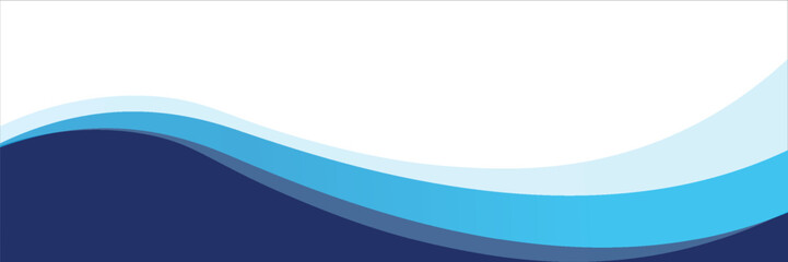 Background vector illustration of blue ocean wave layers