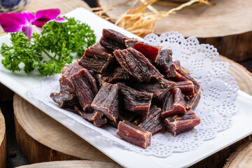 Air-dried beef Genghis Khan military rations