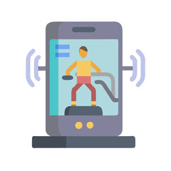  Innovative Personalized Digital Fitness Coach Icon. Design of Fitness and Gym Icons.