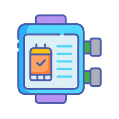  Dynamic Multi-Function Digital Workout Icon. Design of Fitness and Gym Icons.