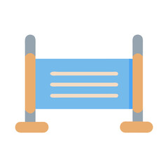 Stretching Board Icon for Workout Flexibility. Design of Fitness and Gym Icons.