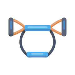  Versatile Stretching Strap Icon for Exercises. Design of Fitness and Gym Icons.