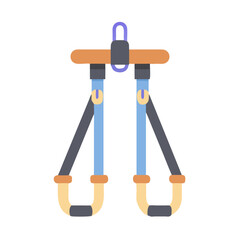  Versatile Suspension Trainer Icon for Fitness. Design of Fitness and Gym Icons.