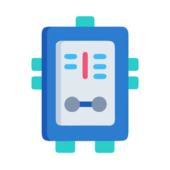  Dynamic Gym Timer Icon for Fitness Workouts. Design of Fitness and Gym Icons.