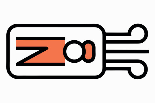 Vector art of the logo features letters n8 in a box with lines