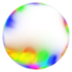 Prism Sphere with Transparent Background for Screen Mode Use
