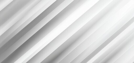 Obraz premium Abstract elegant white and gray background with diagonal stripes lines. High quality