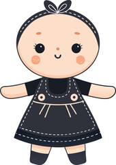 little girl in a dress