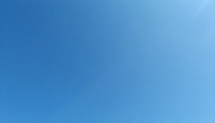 Bright Clear Blue Sky Background for Fresh, Open, and Peaceful Design Concepts