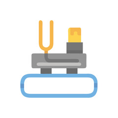 Stylized illustration of a water sensor on black backdrop