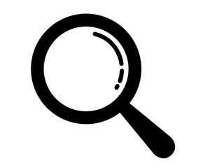 シンプル検索アイコン（黒）