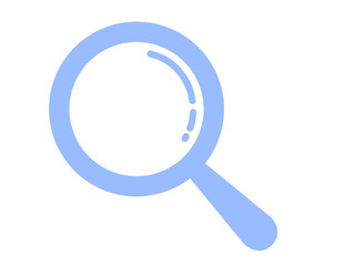 シンプル検索アイコン（ブルー）