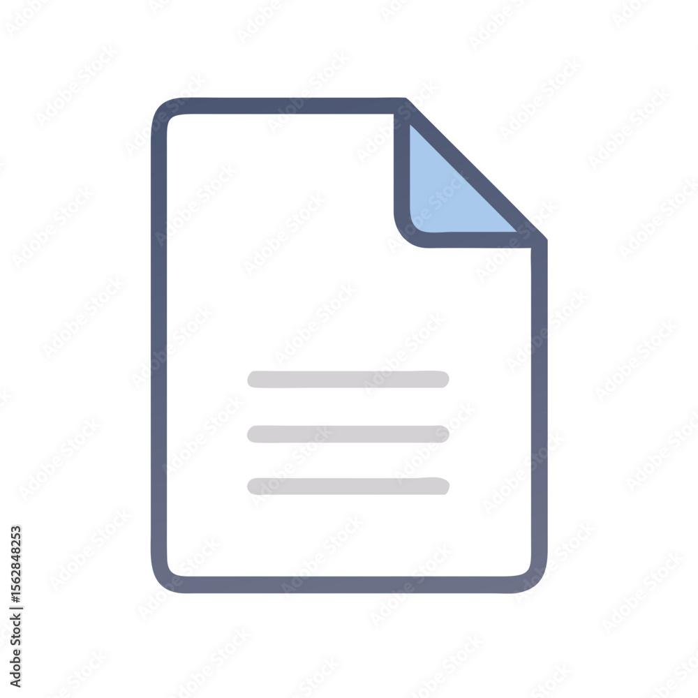 Poster iconic document design representing information and data management